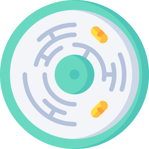 Biology chemical structure science icon Biology chemical structure science icon