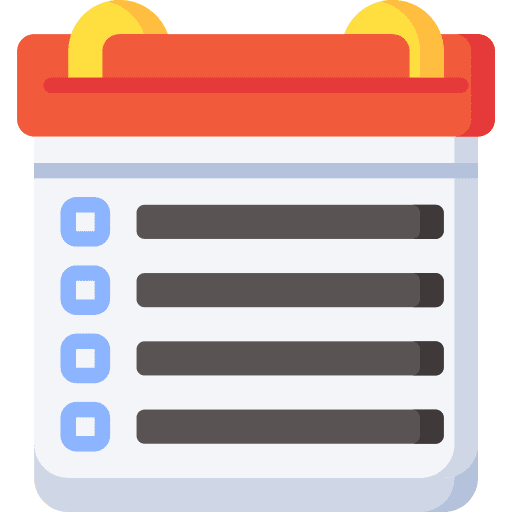 Schedule date time and date administration icon Schedule date time and date administration icon
