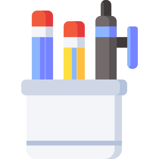 Stationery pencil office material pen icon Stationery pencil office material pen icon