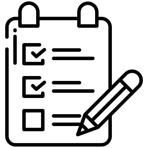 Checklist survey clipboard customer icon