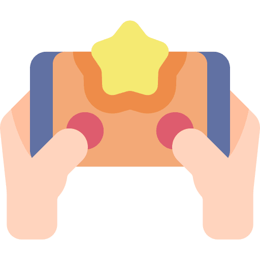 Smartphone video game gaming mobile icon