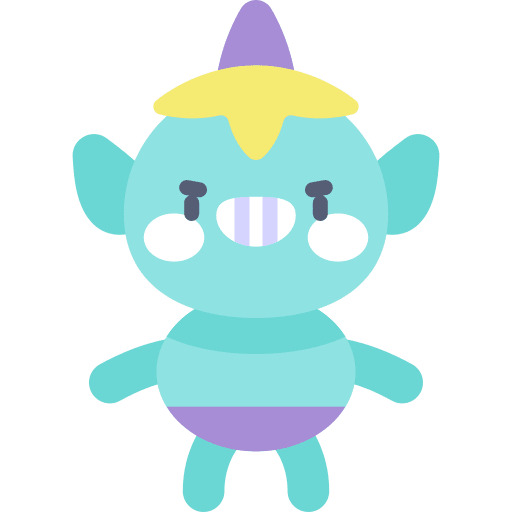 Monster character leisure gaming icon Monster character leisure gaming icon