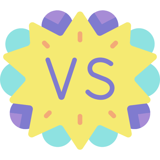 Vs video game competition versus icon