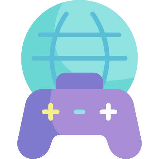 Online game computer grid online gaming icon Online game computer grid online gaming icon