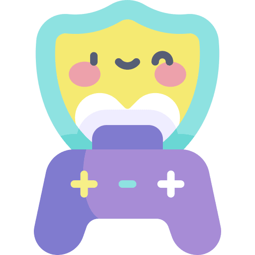 Security entertainment shield gaming icon Security entertainment shield gaming icon