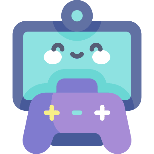 Video game joystick multimedia gaming icon Video game joystick multimedia gaming icon