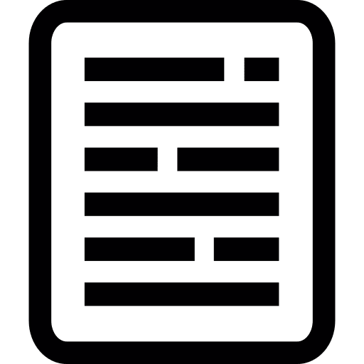 Document document communications text icon