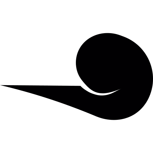 Dust wind communications breath icon