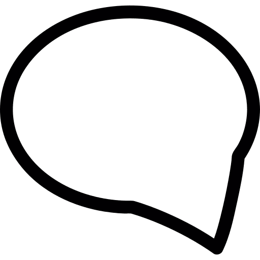 Speech bubble communications message chat icon