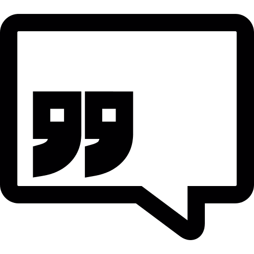 Communication chat quotes conversation icon