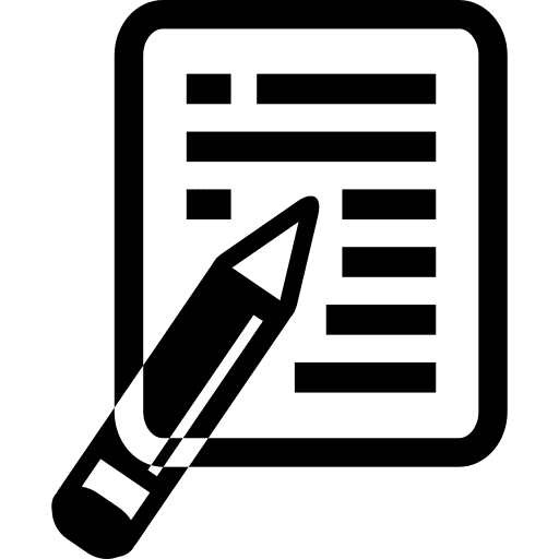 Pen communications text write icon