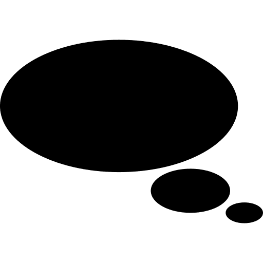 Thought thought communications message icon