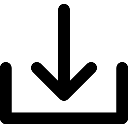 Download installer down arrow multimedia icon