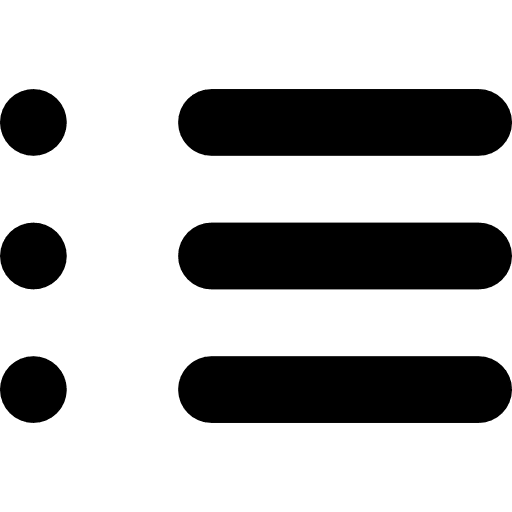 Menu web page bars menu icon