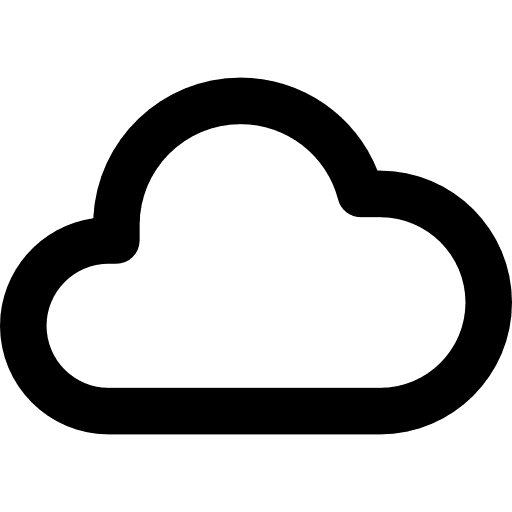 Cloud cloudy cloud computing sky icon