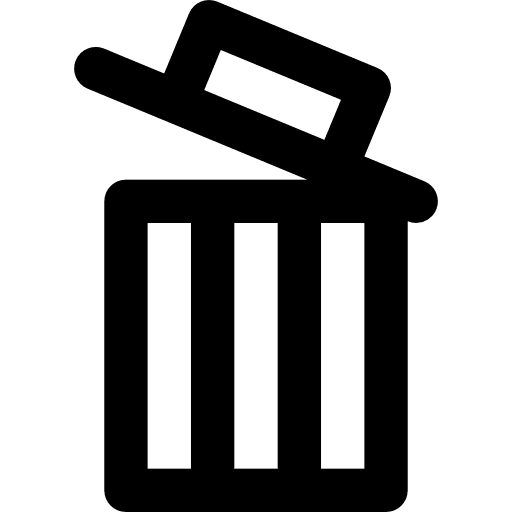 Garbage recycle tin tools and utensils icon