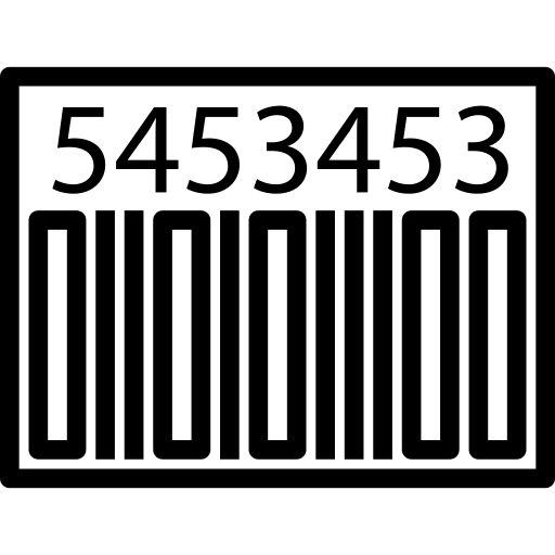 Bar code bars code bar code icon