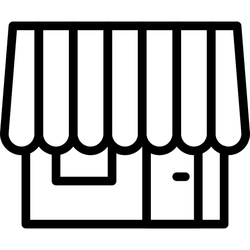 Shop store food shop icon