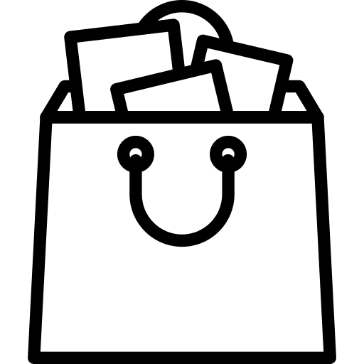 Shopping bag sale sell purchase icon