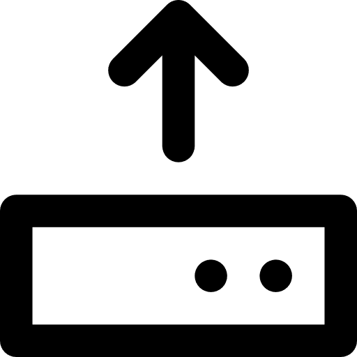 Upload direction uploading arrows icon