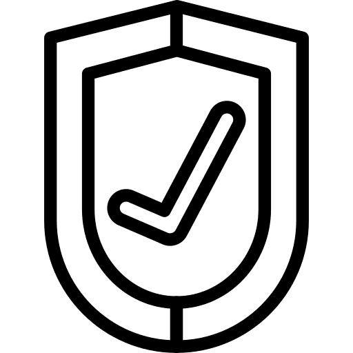 Security check mark miscellaneous checked icon