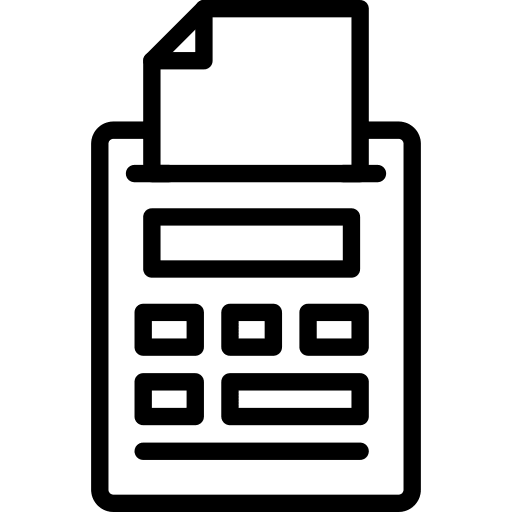 Tax percent business tax icon