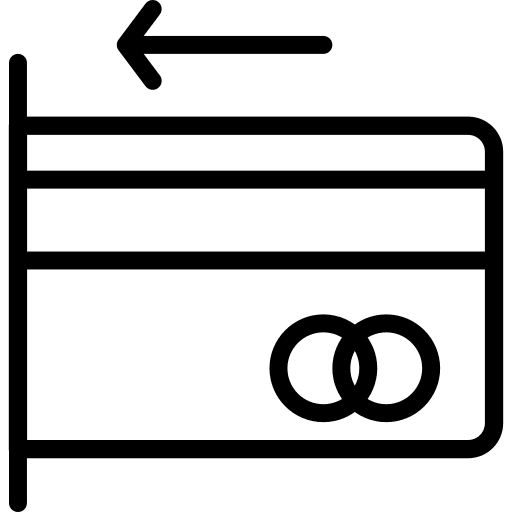 Card money atm cash point icon