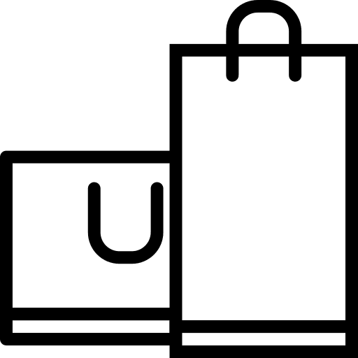 Shopping business commerce and shopping shopping bag icon