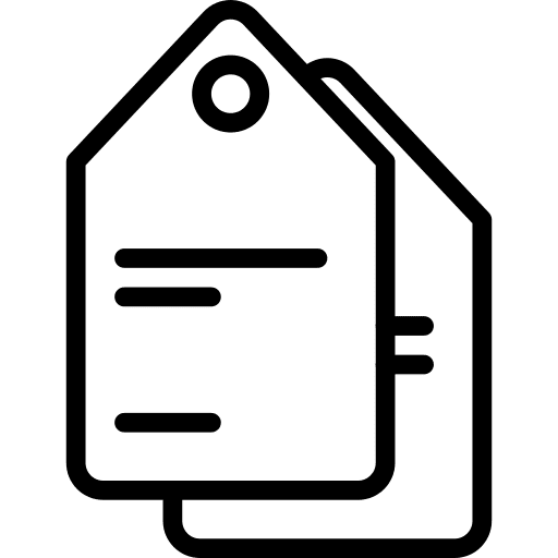 Tags tag commerce and shopping commercial icon