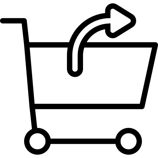 Cart carts up up arrow icon