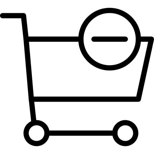 Cart commerce supermarket cart icon