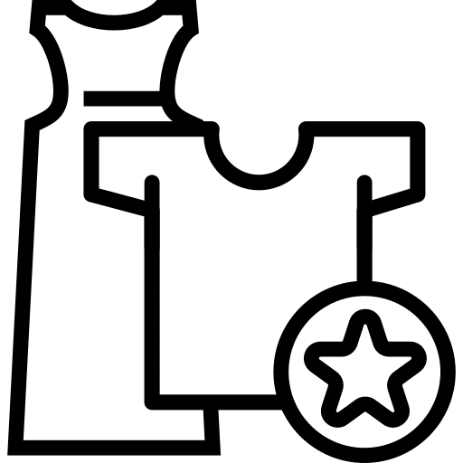 Clothes dress fashion tshirt icon