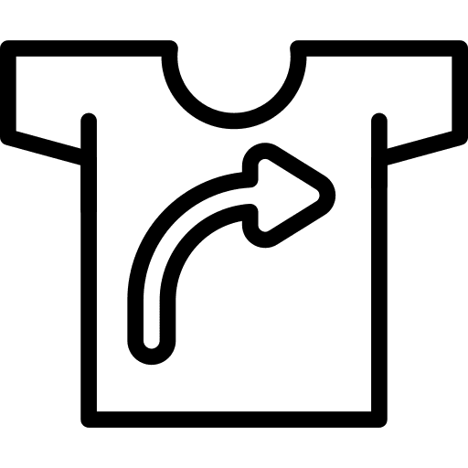 Clothes up clothing commerce and shopping icon