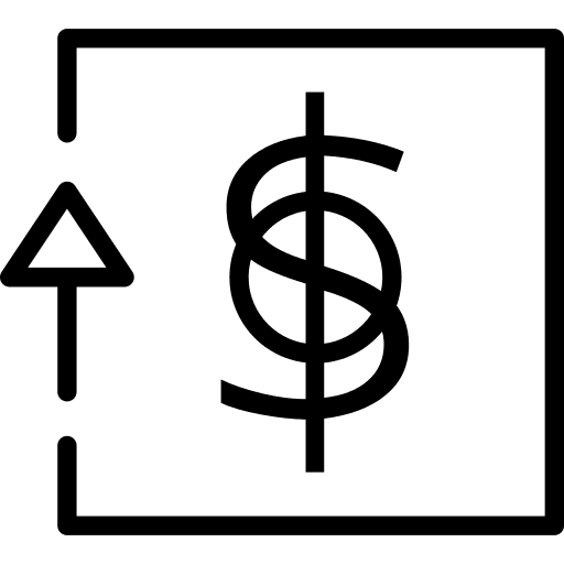 Currency business and finance finances business icon