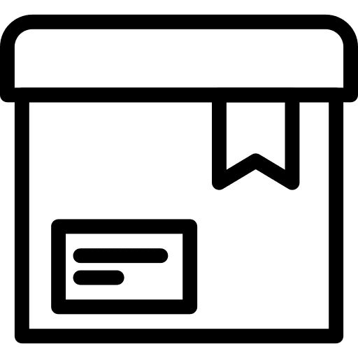 Box packaging miscellaneous package icon