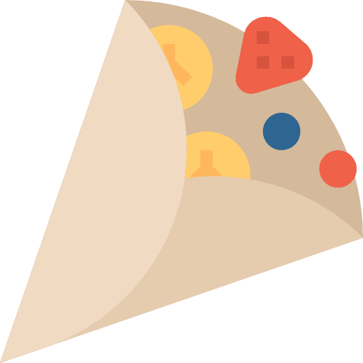 Crepe food and restaurant dessert fruit icon