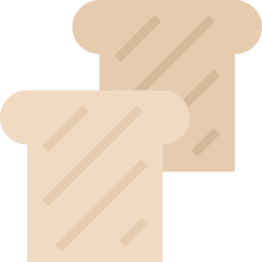Bread toast food and restaurant food icon Bread toast food and restaurant food icon