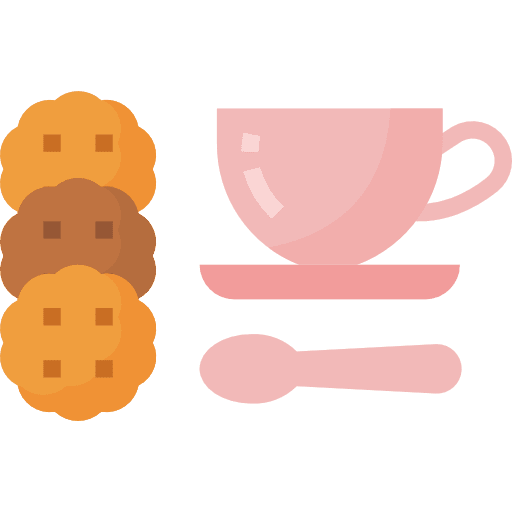 Coffee food biscuit tea icon Coffee food biscuit tea icon