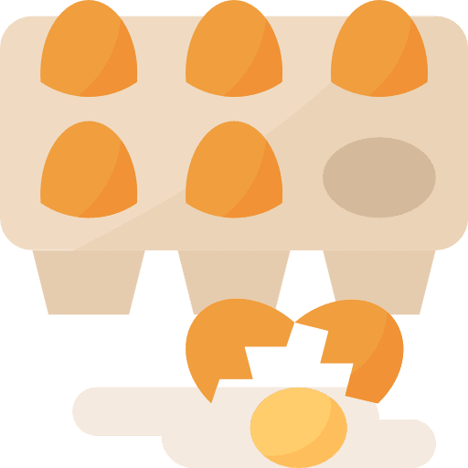 Eggs protein food and restaurant fried egg icon Eggs protein food and restaurant fried egg icon