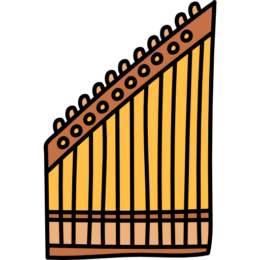 Kanun instrument orchestra music instrument icon
