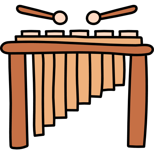 Marimba orchestra music marimba icon