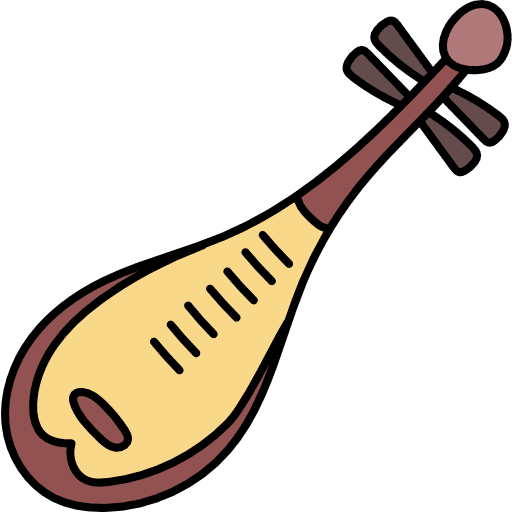 Pipa pipa music instrument icon Pipa pipa music instrument icon