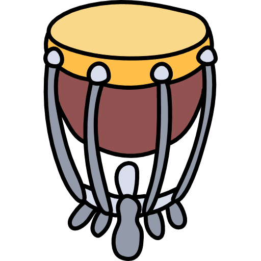 Timpani percussion instrument music instrument icon Timpani percussion instrument music instrument icon