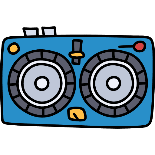 Turntable turntable music technology icon Turntable turntable music technology icon