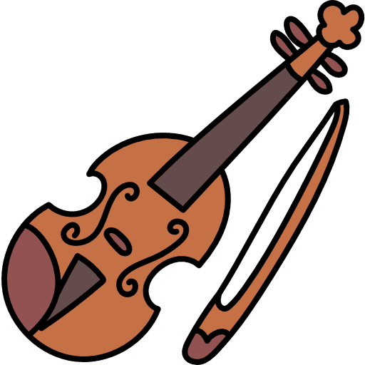 Violin fiddle music music and multimedia icon Violin fiddle music music and multimedia icon