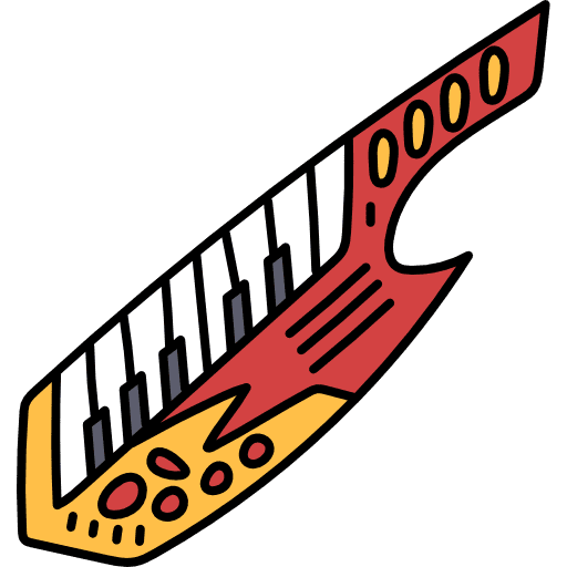 Keytar keyboard music keytar icon Keytar keyboard music keytar icon