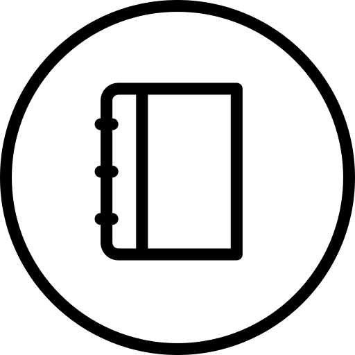 Agenda education agenda address book icon