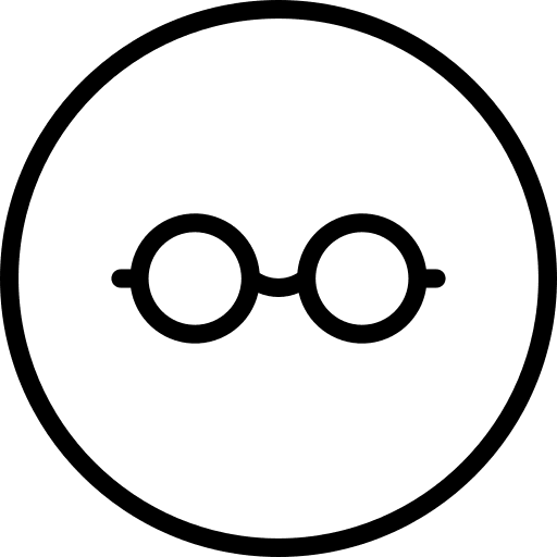 Eyeglasses optical glasses vision icon