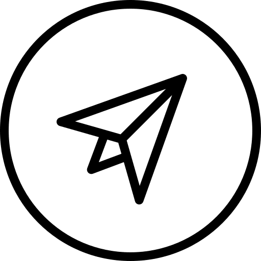 Send sending origami plane icon