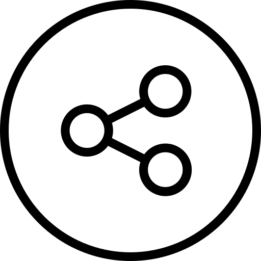 Share social network shared share icon